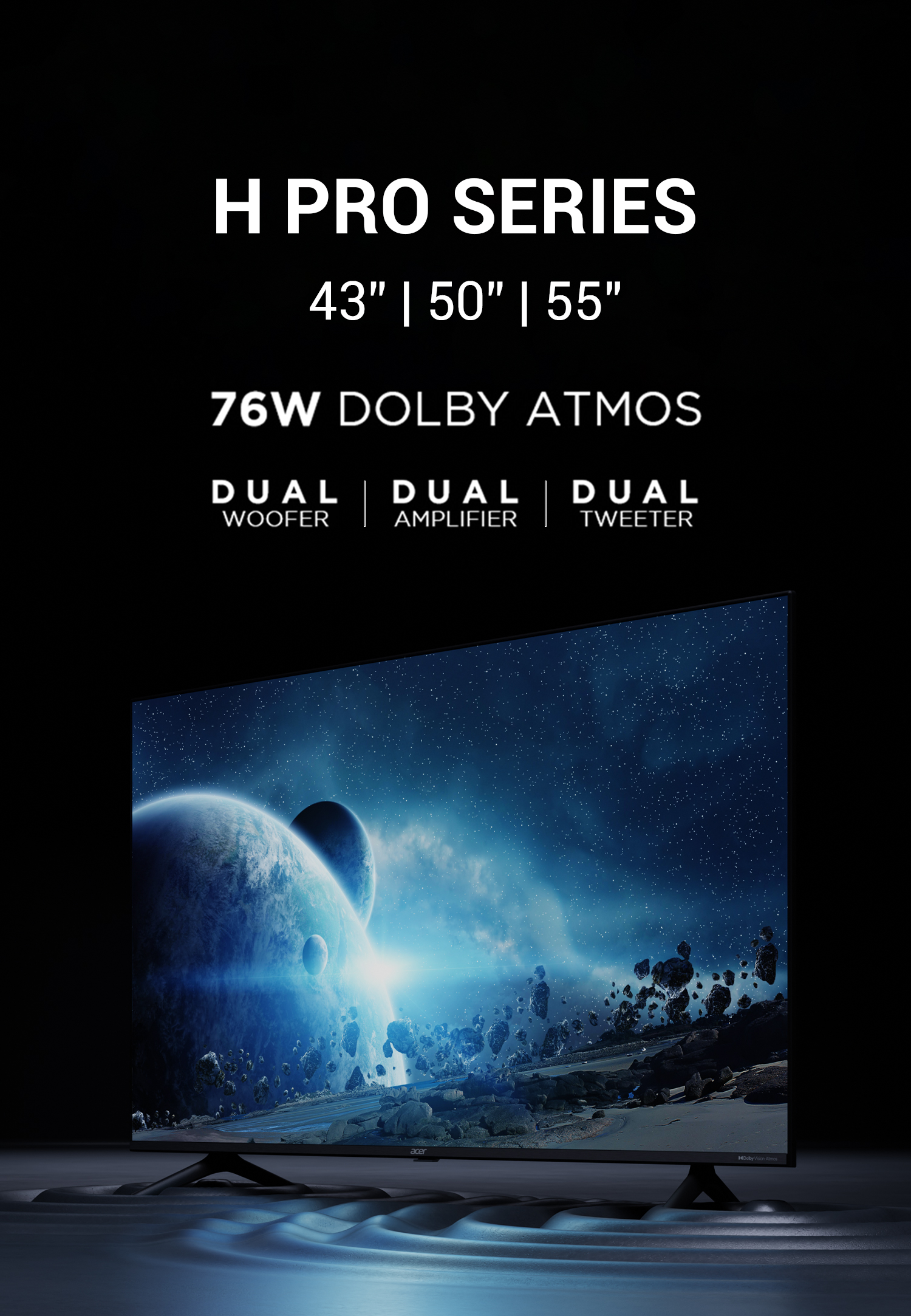 H PRO Series | Google TV | Acer TV | Indkal